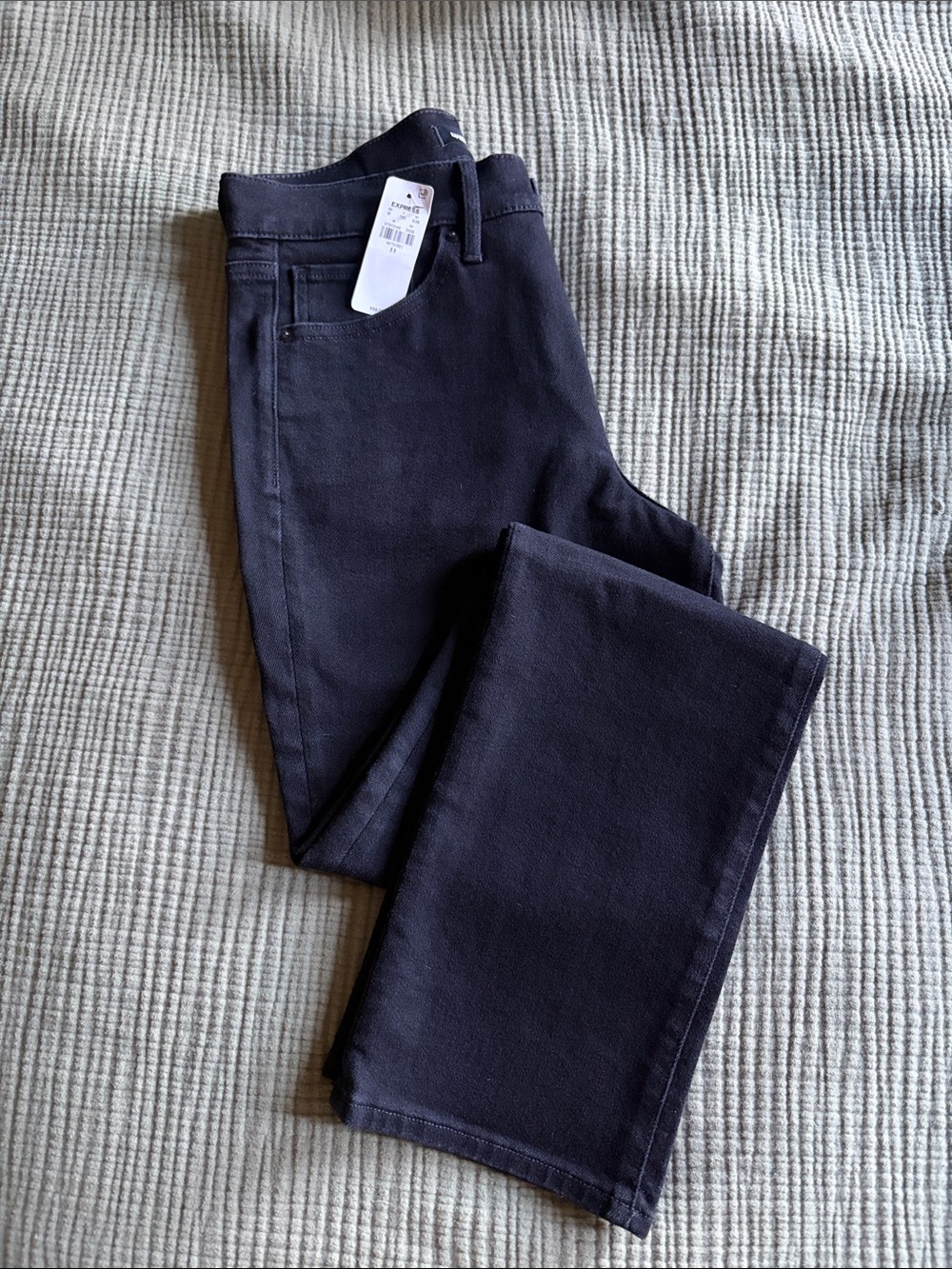 Express Black '90s Slim High Rise Jeans